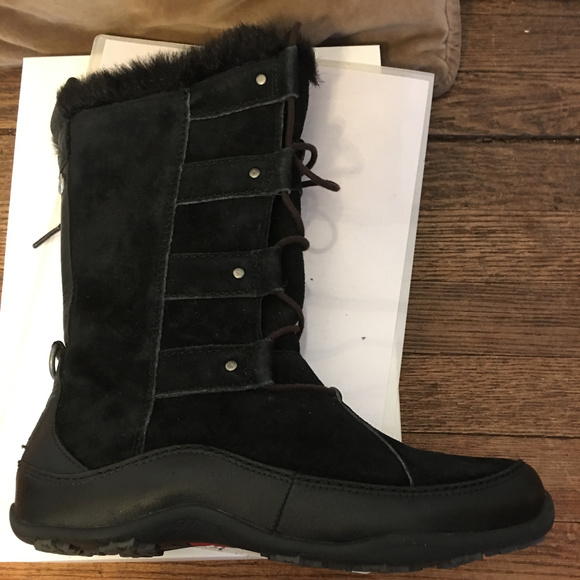 The North Face Shoes - NORTH FACE BLACK SUEDE BOOTS